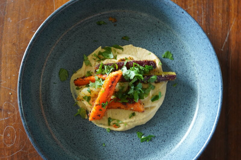 Roasted Carrot & Red Lentil Hummus