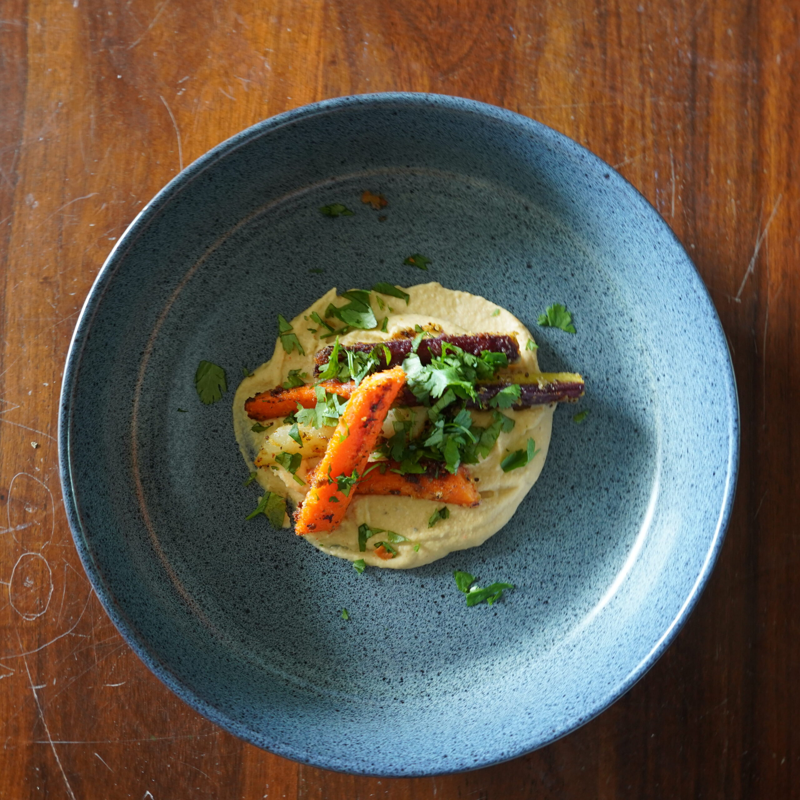 Roasted Carrot & Red Lentil Hummus