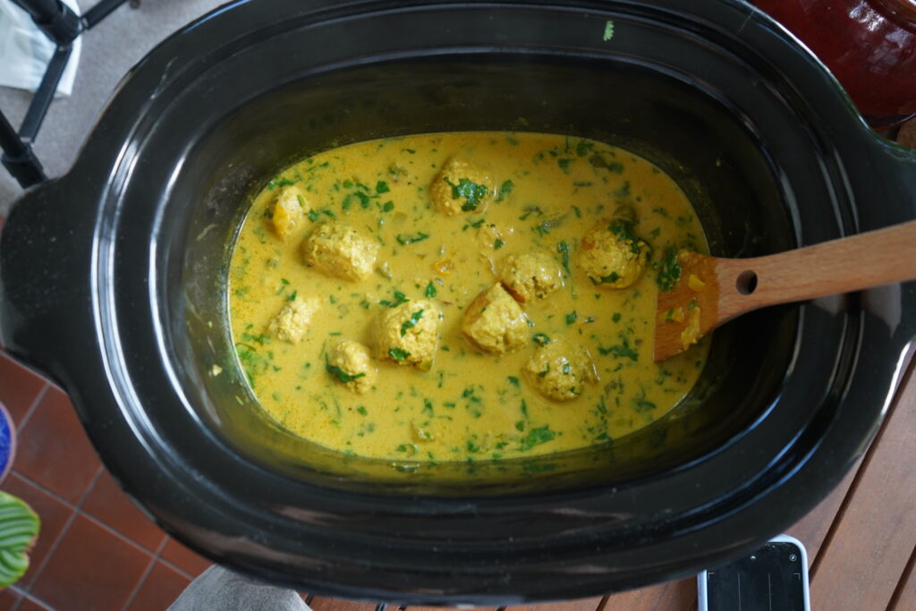 meatballs and curry for the crockpot recipe