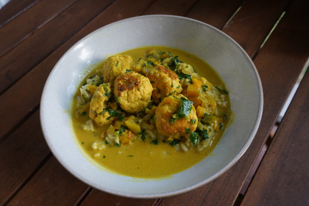 meatballs and curry for the crockpot recipe