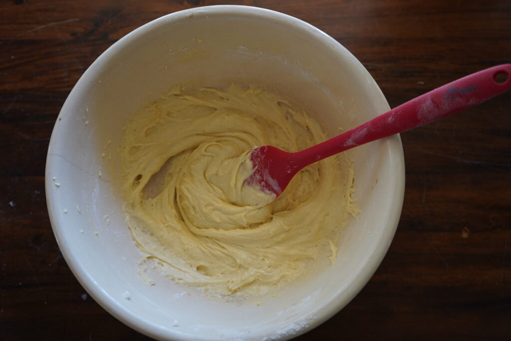 dough for a tart in a bowl