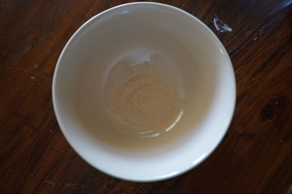 yeast in a bowl