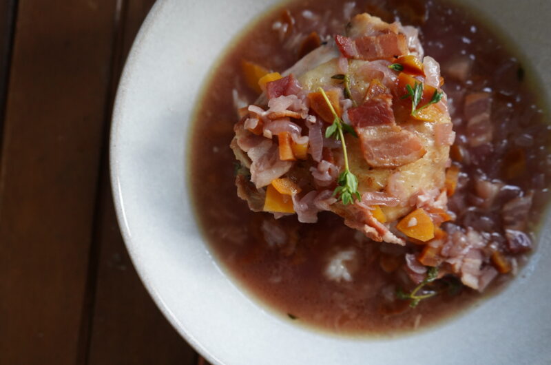 Coq Au Vin Blanc - A French Recipe