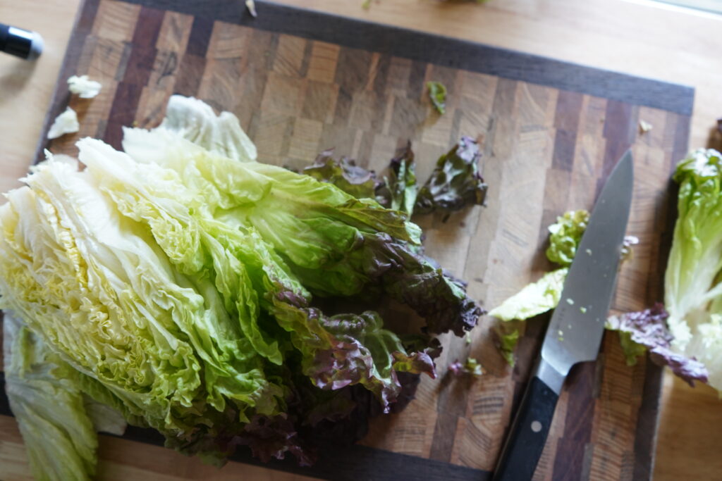 half a head of romaine lettuce 