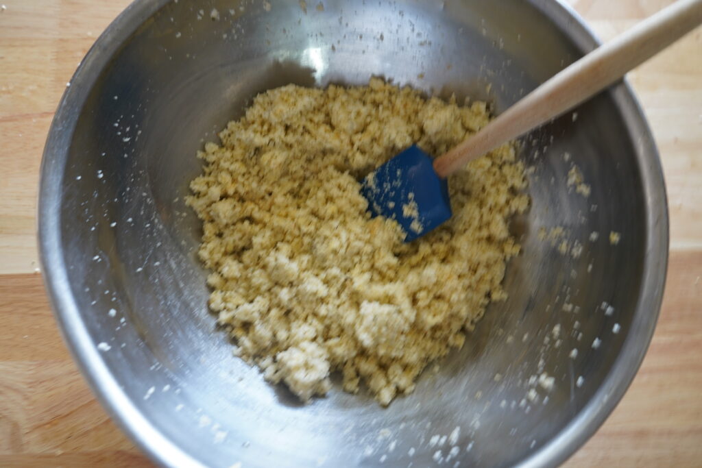 minced cauliflower in a bowl 