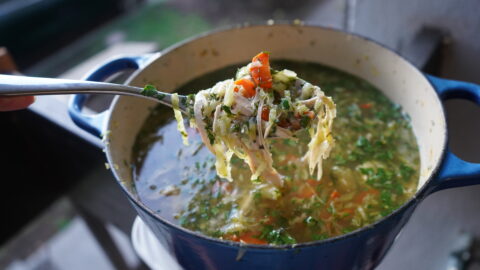 chicken and cabbage soup